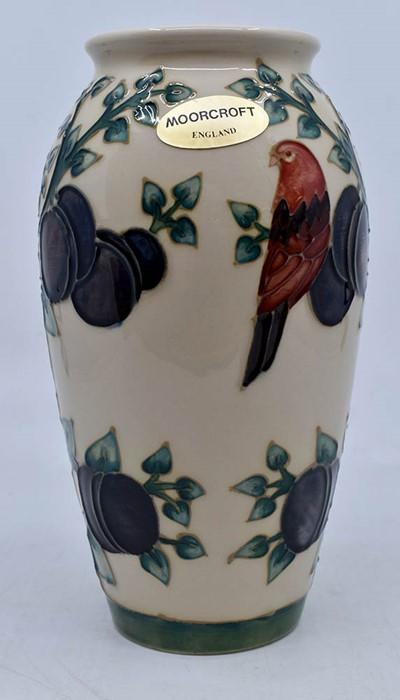 ムーアクラフト 花瓶 MOORCROFT PLUM - 花瓶・フラワースタンド