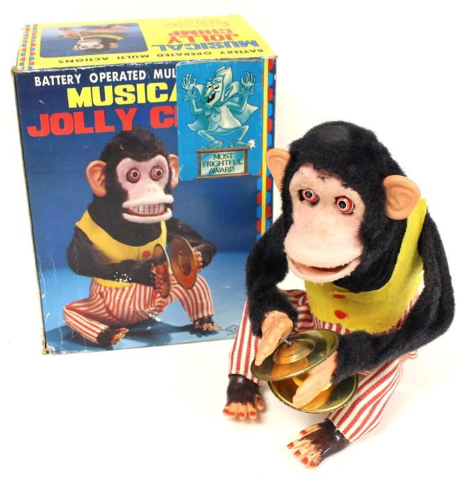 Musical jolly shop chimp