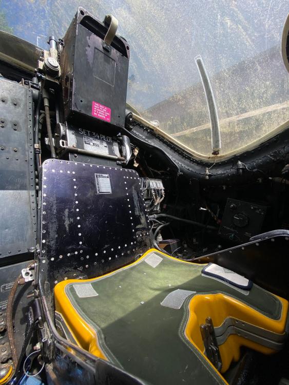 Canberra Cockpit with three ejection seats. Built in 1953, WJ731 began ...