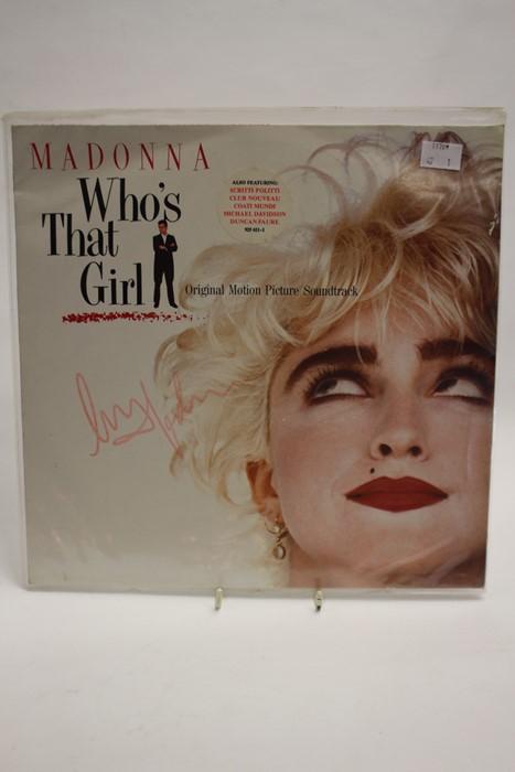 Autograph Signed Madonna Madonna Vinyl