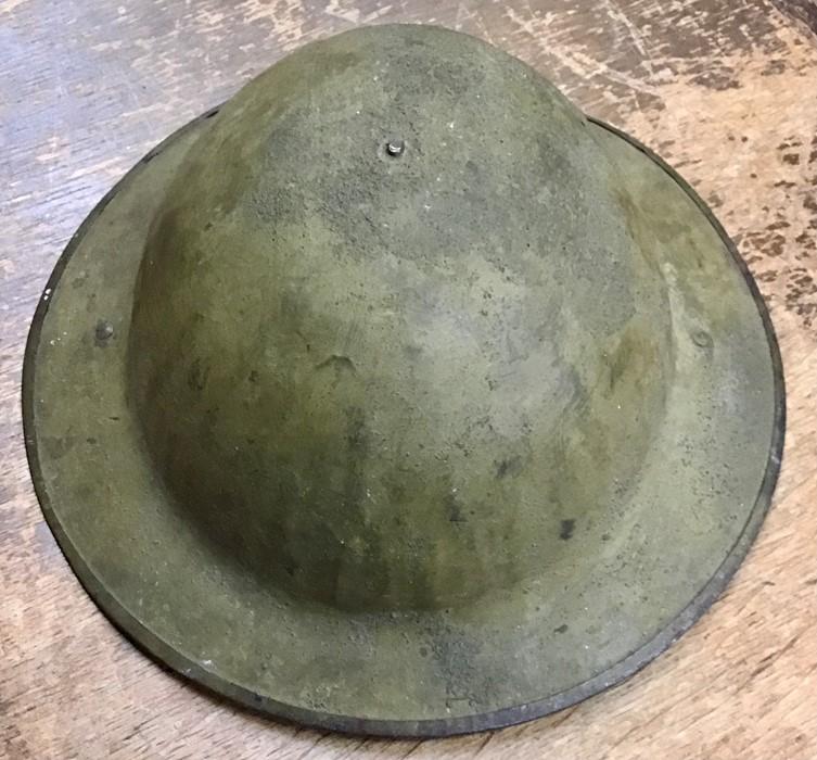 WW1 Brodie Helmet Helmet Steel Mark 1 1917 Complete with