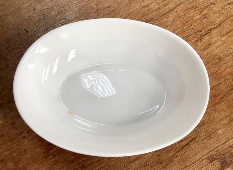 WW2 German soap dish, stamped makers mark and SS-Reich 1937. 5.5”