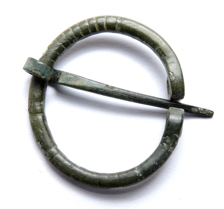 Iron Age penannular brooch. A late Iron Age to early Roman bronze ...