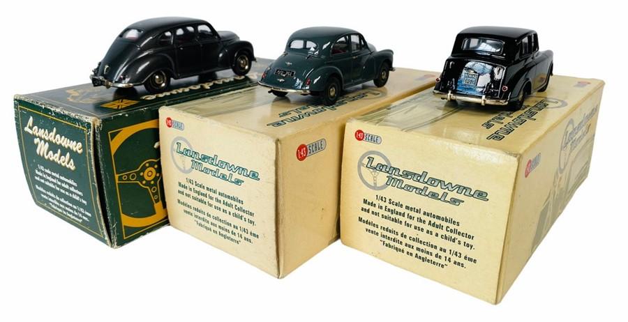 3x Lansdowne Models / Brooklin Models 1:43 Scale White Metal Model 