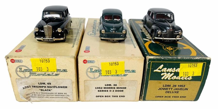 3x Lansdowne Models / Brooklin Models 1:43 Scale White Metal Model 