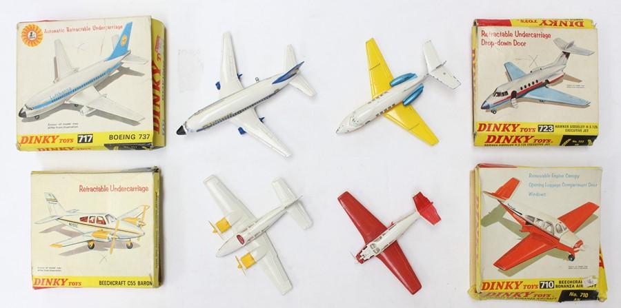 Dinky: A collection of four boxed Dinky aircraft to comprise