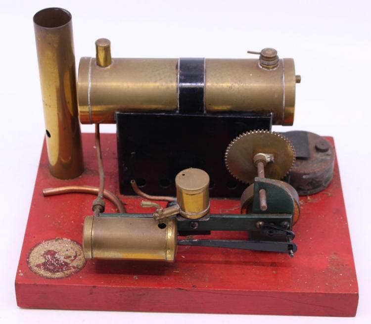 Bowman: A Bowman Models, stationary steam engine, Model No. E135, upon ...