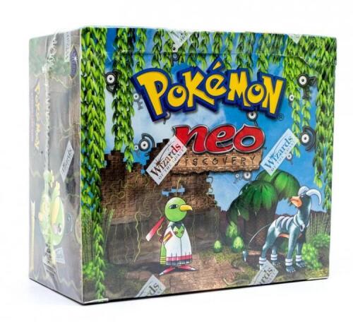 Pokemon: A sealed Pokemon Neo Discovery Set Unlimited Booster Box, comprising 36 unopened packs, contained within Pokemon: A sealed Pokemon Neo Discovery Set Unlimited Booster Box, comprising 36 unopened packs, contained within