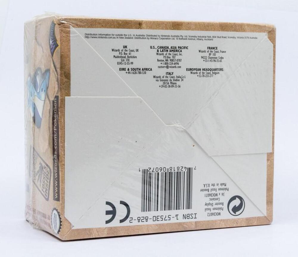 Pokemon: A sealed Pokemon Fossil Set 1st Edition Booster Box