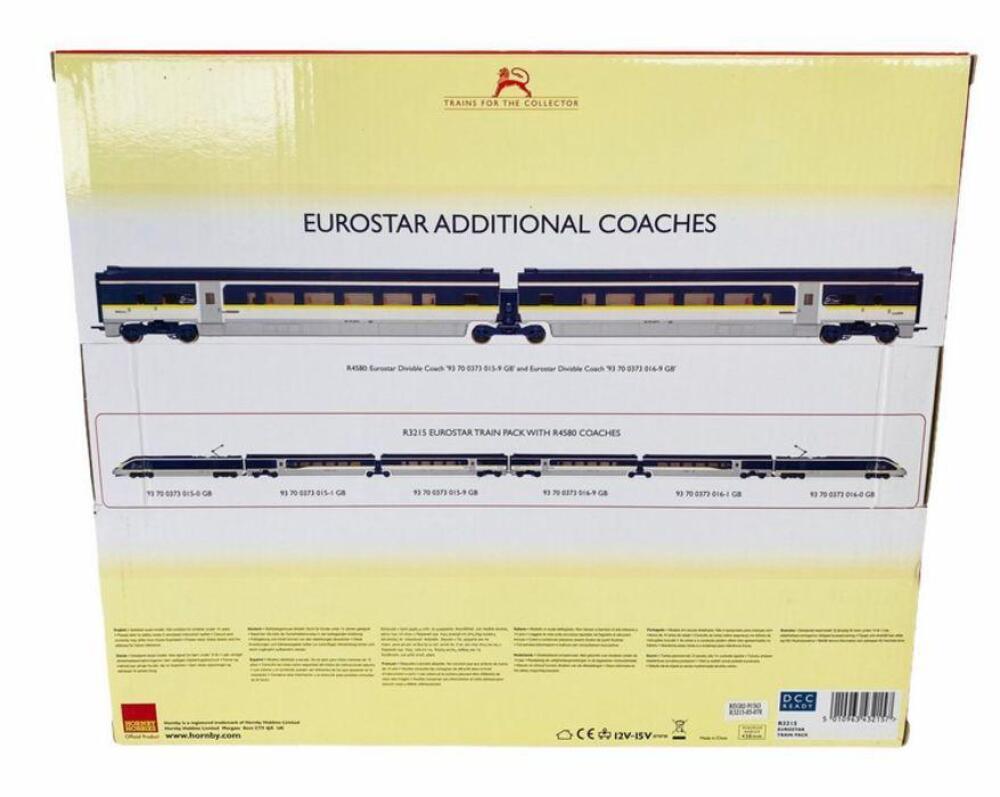 Hornby 'OO' Gauge R3215 'Eurostar' Train Pack - Boxed. With all