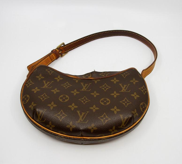 A Louis Vuitton Croissant Bag, monogrammed canvas, 10.5 length