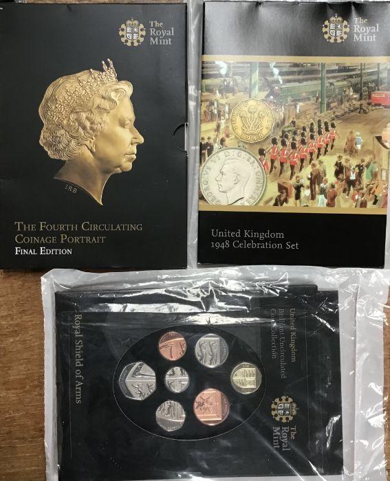 Royal Mint Sets includes the 'Fourth Circulating Coinage Portrait 