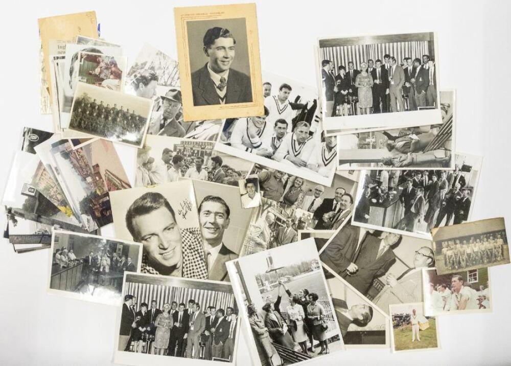 Derek Shackleton, umpire, player and celebrity, assorted photograph ...