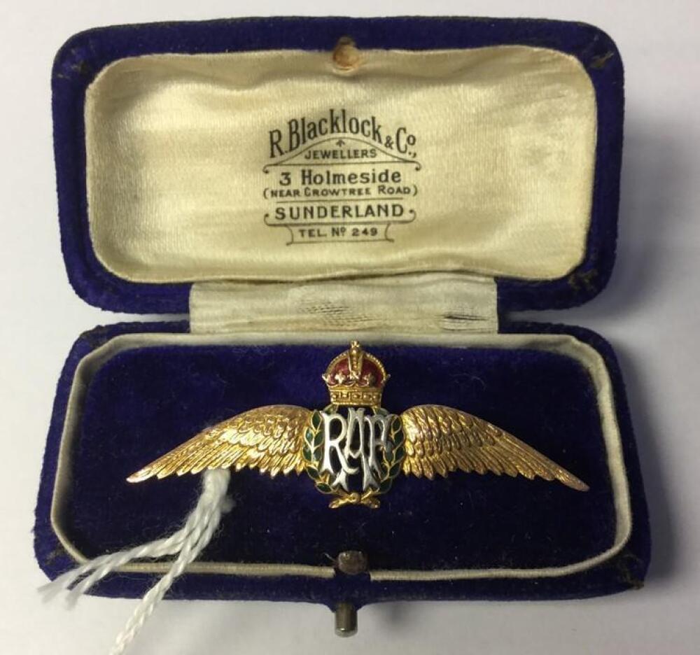 Pin Badge Raf Wings Brooch WW2 British Royal Air Force RAF