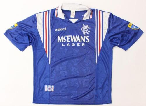 ウェア Glasgow Rangers 1996/97  Uniform Glasgow Rangers 1996/97 Home Shirt - Bargain Football Shirts