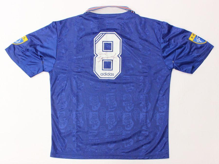 Rangers Third football shirt 1997 - 1998. Sponsored by McEwan's
