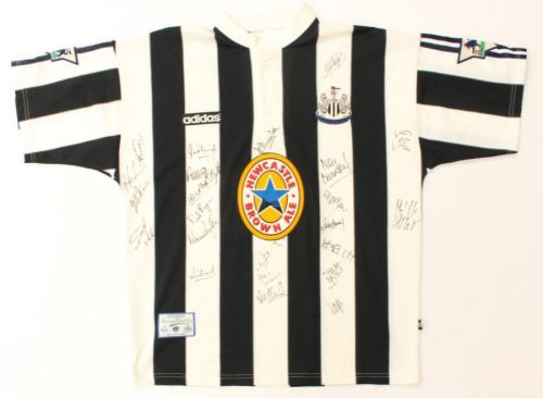Rangers Home football shirt 1996 - 1997. Sponsored by McEwan's