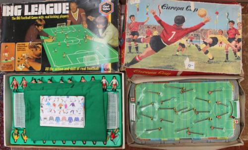 Games: A collection of assorted games to include: Wembley Miniature Football,  Arnold Palmer's Pro Shot Golf, Pro Action Football, Big League, Europa Cup,  and Super Soccer. Contents are unchecked for completeness. Please