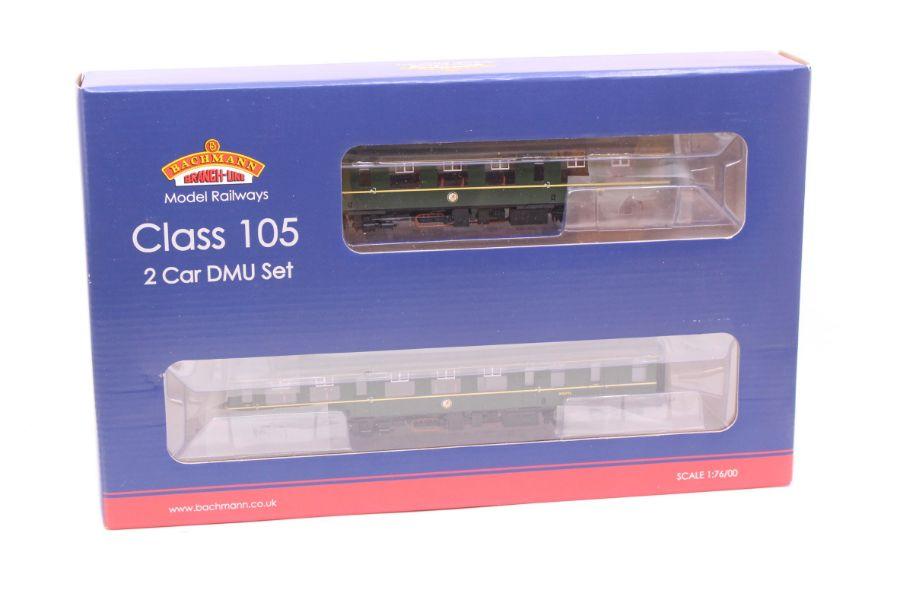 Bachmann A Boxed Bachmann Oo Gauge Class 105 Dmu Power Twin Br Green