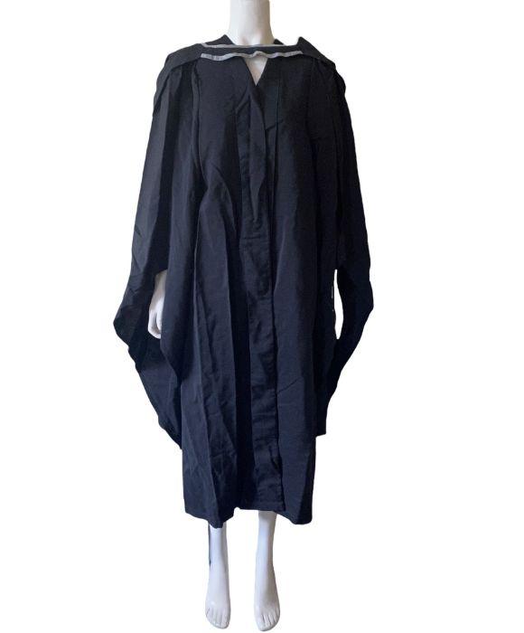 An early 20th century, academic robe with hood and mortarboard by Ede ...