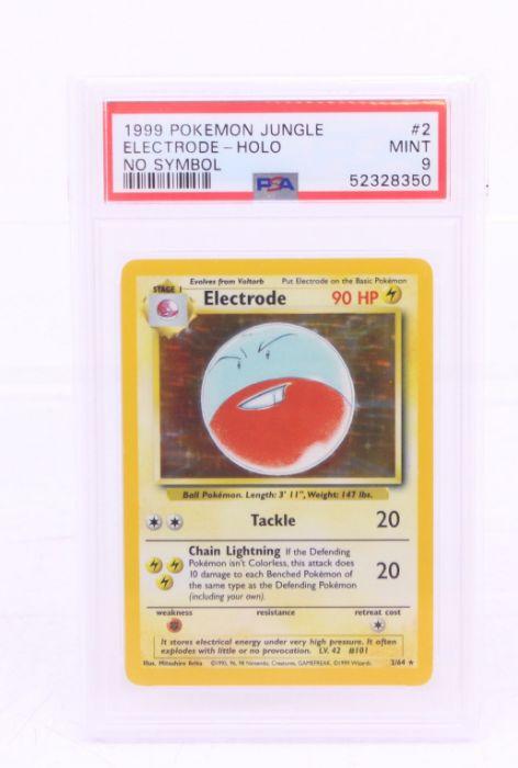 Pokémon: 1st 2024 Edition Holo Electrode PSA 9