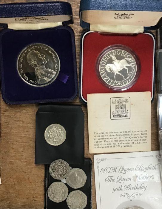 British Coin Collection, includes Royal Mint 1977 Silver Proof Crown in ...