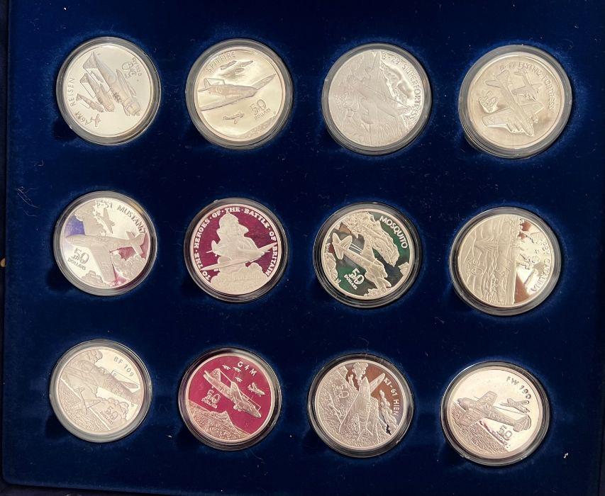 A set of 12 x $50 proof 