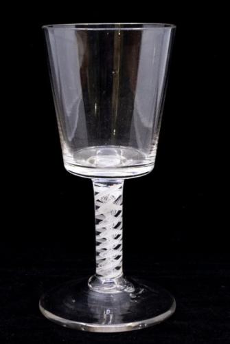 A Rare Hollow Stem English Wine Glass c1745 (item #1328838)