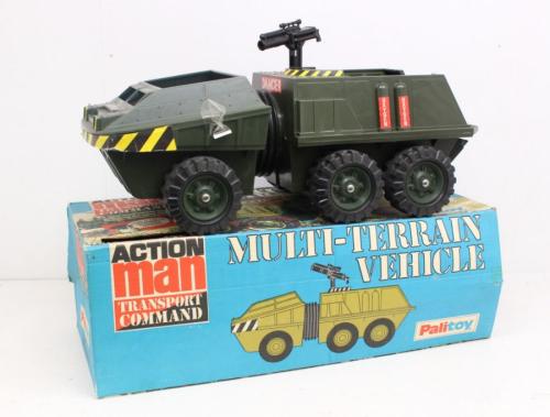 Action Man A boxed Palitoy Action Man Transport Command Multi