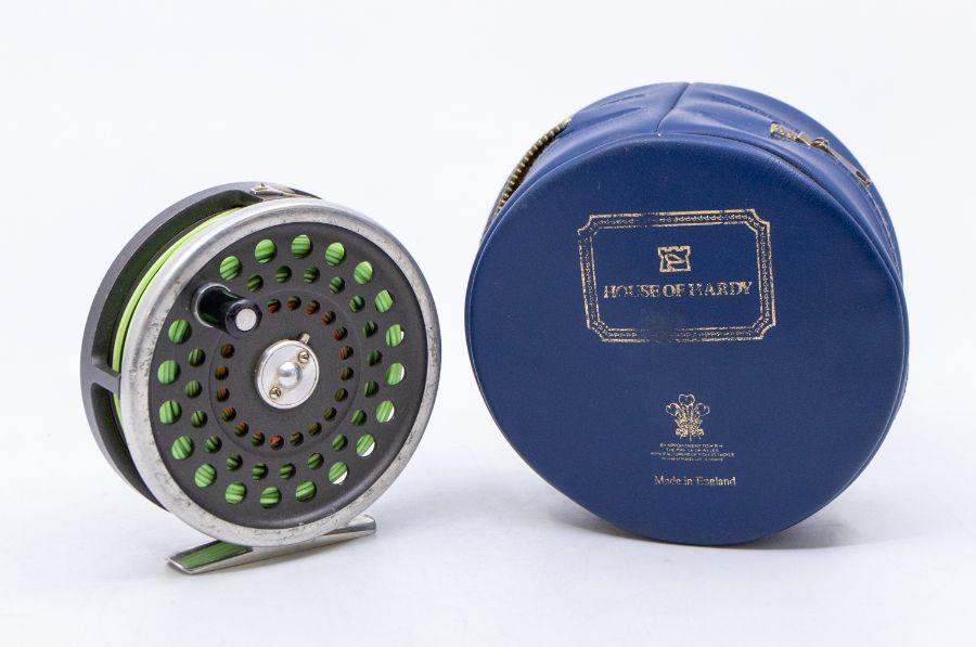 ANGLING INTEREST; A Hardy Marquis #8/9 fly fishing reel, in case