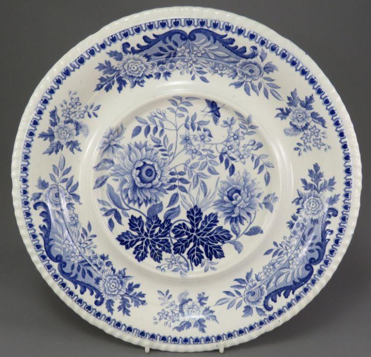 An early nineteenth century blue and white transfer-printed Spode ...