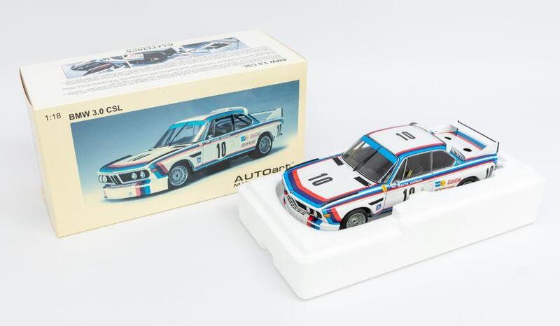 Autoart: A 1:18 Scale Model of a BMW 3.0 CSL, Manufacturer Autoart