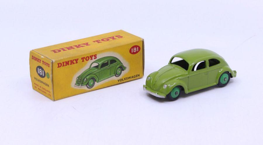 Dinky: A boxed Dinky Toys, Volkswagen, Reference No. 181, green