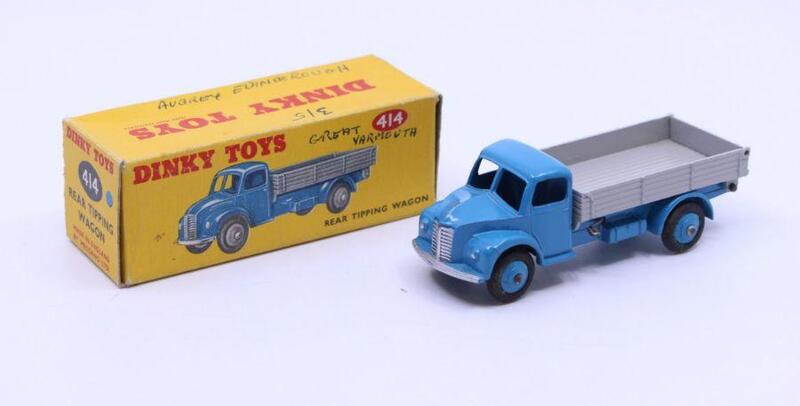 Dinky: A boxed Dinky Toys, Rear Tipping Wagon, Reference No. 414 