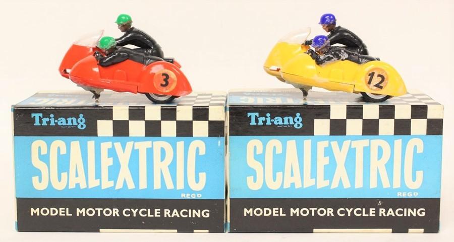 Scalextric: A boxed Scalextric Motor Cycle Racing Typhoon, MM/B1, red ...