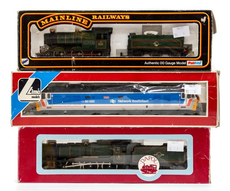 OO Gauge: A collection of three OO gauge locomotives, comprising ...