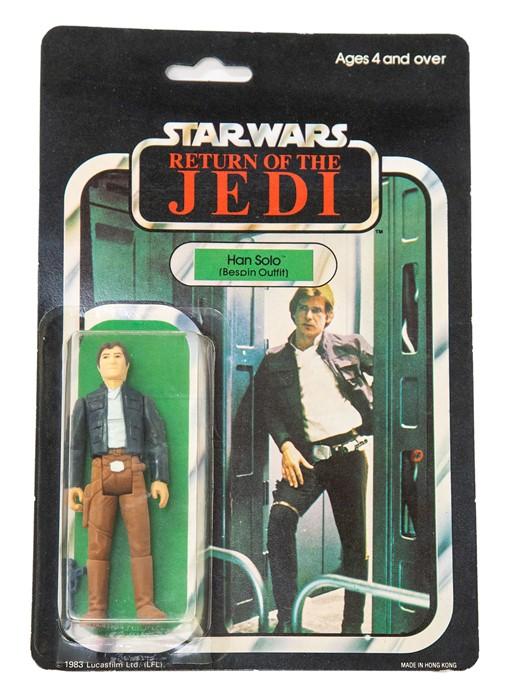 Palitoy: A carded, Star Wars: Return of the Jedi, Han Solo (Bespin Outfit),  3 3/4