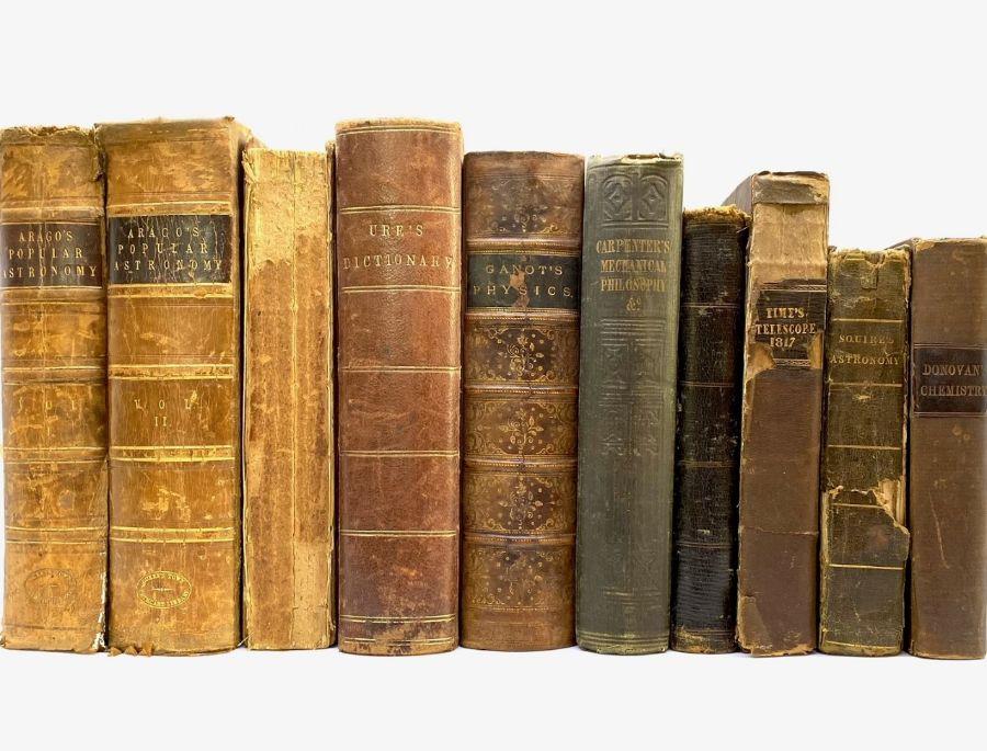 A collection of 19th-century science & astronomy books to include ...