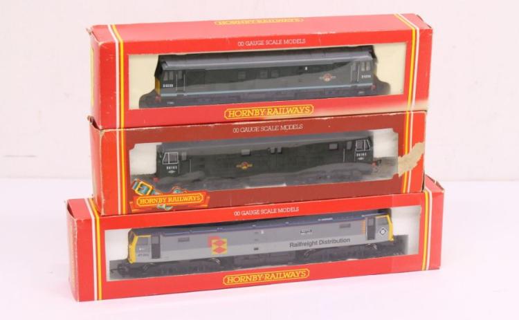 Hornby: A Collection Of Three Boxed Hornby, OO Gauge Diesel Locomotives ...