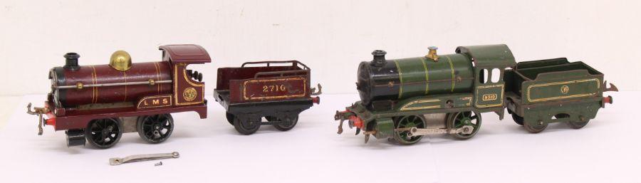 Hornby: An unboxed Hornby, O Gauge, LMS 0-4-0 2710, clockwork ...