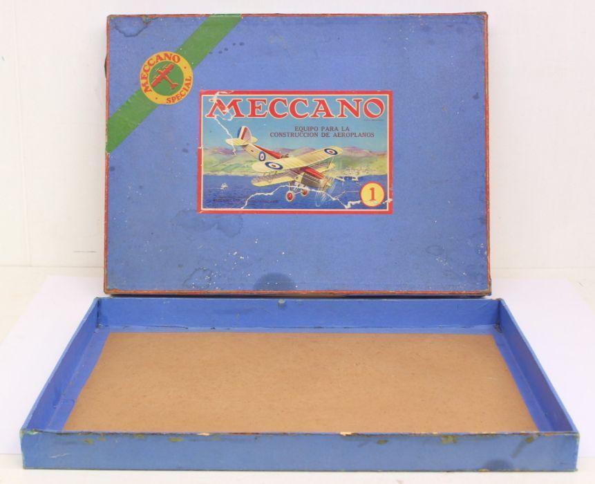 Meccano Airplane Constructor - Monoplan 36cm - Modèle Restauré