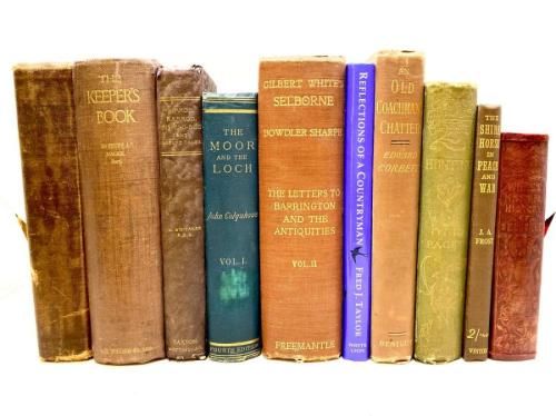 Sold at Auction: STACK OF OLD FISHING BOOKS