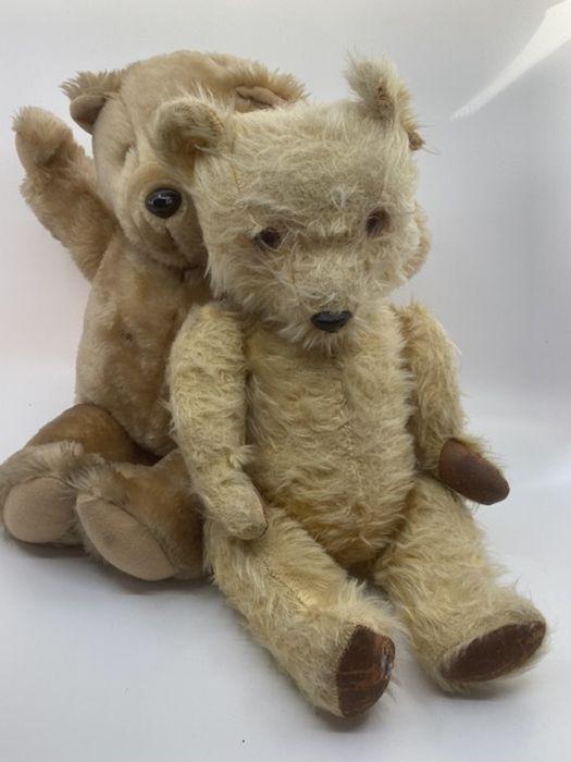 Chiltern English antique Teddy bear 18” with a stitched smile , Amber ...