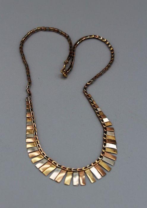 9ct gold cleopatra on sale necklace