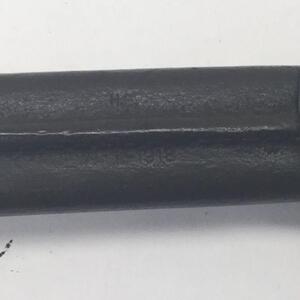 A British 1907 pattern bayonet, with scabbard and frog.
 Faintly date marked 3. 18 at the ricasso.
 GR and crown marked, along with various inspection stamps and bend test marks.
 The bayonet appears to have the later P1914/17 grooved grips fitted, but is - 7