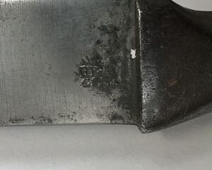 British 1853 Pattern Socket Bayonet with scabbard, proof stamped to blade and issue stamps to both. - 5