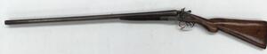 Double Barrelled Shotgun serial number 103781 No’35 by S.V Mardell High St Ware, Damascus Barrels 76.5cm (30”). Working Action but hammers no longer reach the firing pin, Walnut Stock Overall length 120cm. 

 Will need an in-date shotgun license to purcha - 2