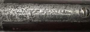 Remington Rolling Block Rifle, Stamped ‘Remington Ilion N.Y U.S.A Pat May 3f Nov 15th 1864 - April 17th 1869’. Part working action (hammer cocks and holds on half & full, trigger releases the hammer but the rolling block does not come all the way back as - 3