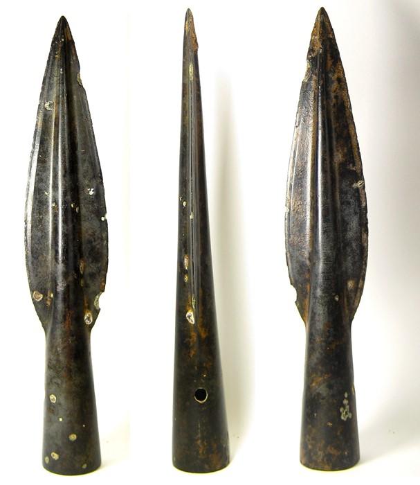 Bronze Age Bronze Spear Head, Circa 950-800 BC. A Very Good Example Of ...