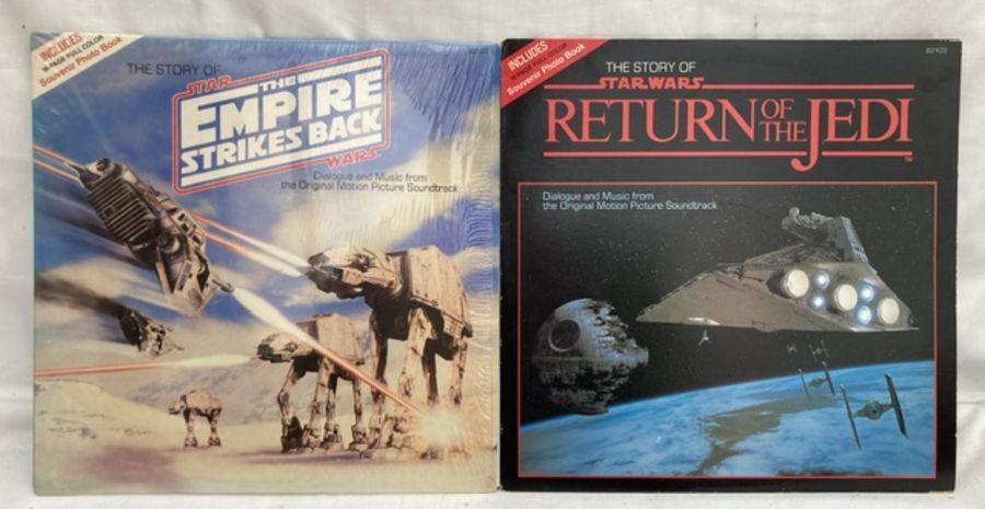 Star Wars and empire strikes sale back vinyl records